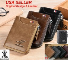 Men Men's RFID Blocking T1, T3 Leather Wallet Credit Card ID Waterproof