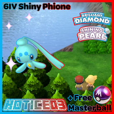 6IV Shiny Phione Pokemon Brilliant Diamond Shining Pearl