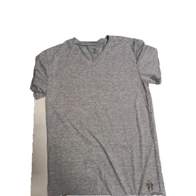 Ed Hardy Medium Grey V-neck Plain T-shirt - Image 1 of 4
