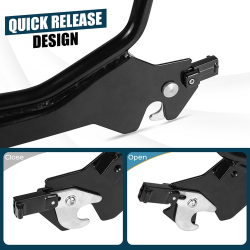 Sissy Bar Rear Backrest w/Pad For 2018-2024 Harley Softail Breakout FXBR FXBRS - Bild 7 von 10