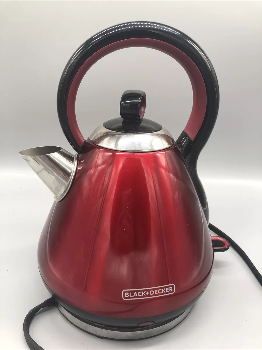 Black And Decker Electric Water Kettle Red Model KE2009R