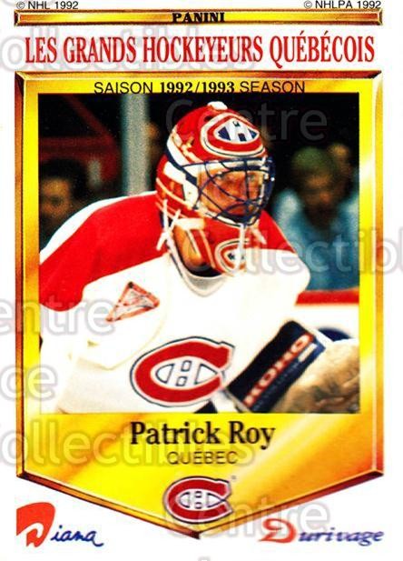 1992-93 Durivage Panini #50 Patrick Roy