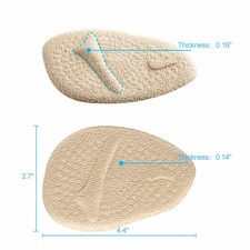 Ball Of Foot Cushions 2 Pairs Anti Slip Shoe Pads Inserts Gel Forefoot Insoles