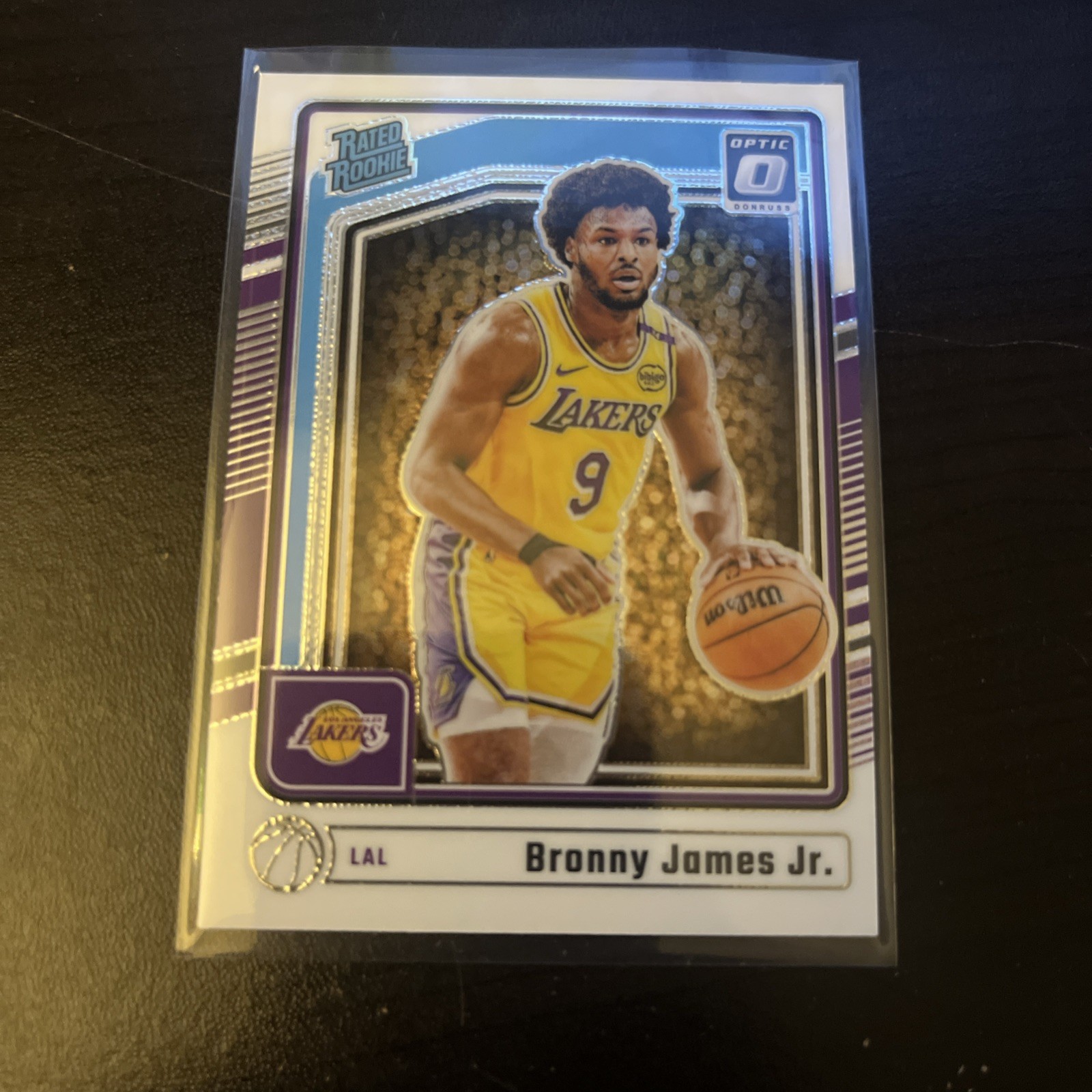2024-25 Panini Donruss Optic Bronny James Jr. #282 RC Rated Rookie Holo