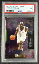 MICHAEL JORDAN PSA 9 2021 SKYBOX METAL UNIVERSE CHAMPIONS #1 MINT 8520