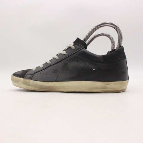 Golden Goose Super Star Black Suede Leather Women's EU 36 Low-Top Sneakers - Picture 3 of 10