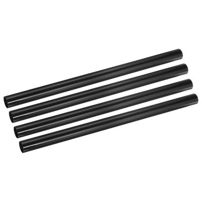 4 carbon fiber tubes 28x30x500mm for plain fabric glossy surface