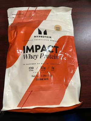 MyProtein Impact Whey Protein  2.2 Lbs Vanilla Ice Cream Drink Mix Best By 07/26