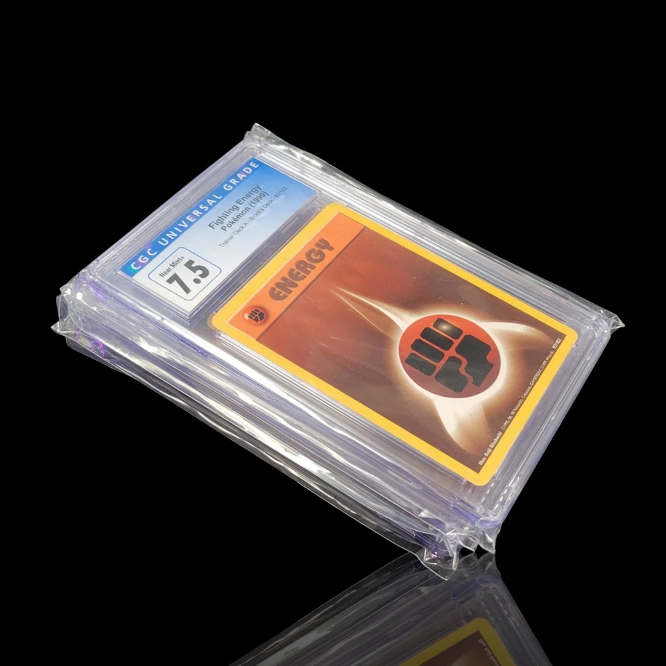 1999 Pokemon Card Fighting Energy 97/102 Trainer Deck A Brock's Deck CGC 7.5 NM+ - Image 4 of 4
