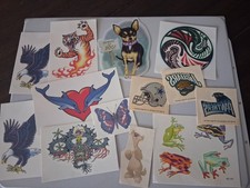 12 90s early 2000s Temporary Tattoos
