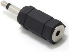 2-Pack 3.5Mm Mono Plug to 2.5Mm Mono Jack Adapter