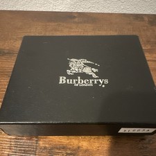 Burberrys Check Trifold Wallet Black/Beige Logo Equestrian Knight