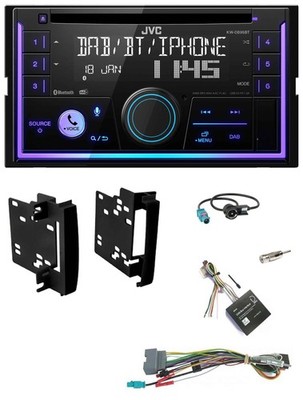 JVC CAN-Bus USB 2DIN DAB Bluetooth CD Autoradio für Chrysler Dodge Jeep 2007-201