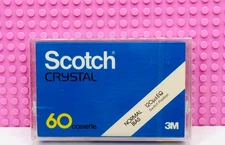 SCOTCH  CRYSTAL  1979  JAPAN   C-60    BLANK CASSETTE TAPE (1)  (SEALED)