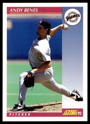 1992 Score Andy Benes San Diego Padres #133