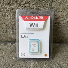 SanDisk Memory Card 1.0 GB For Nintendo Wii Gaming New Sealed Packaging