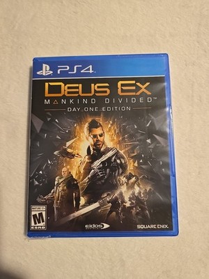 Deus Ex: Mankind Divided-Day One Edition- PS4 Sony PlayStation 4 Factory Sealed