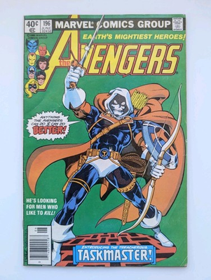 #ad #ad Avengers 196 Newsstand 1st Appearance Taskmaster Glossy Mid Grade Key 1980 $47.99