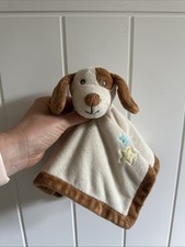 Tesco With Love My First Puppy Dog Comforter Blankie Cream & Brown Soother
