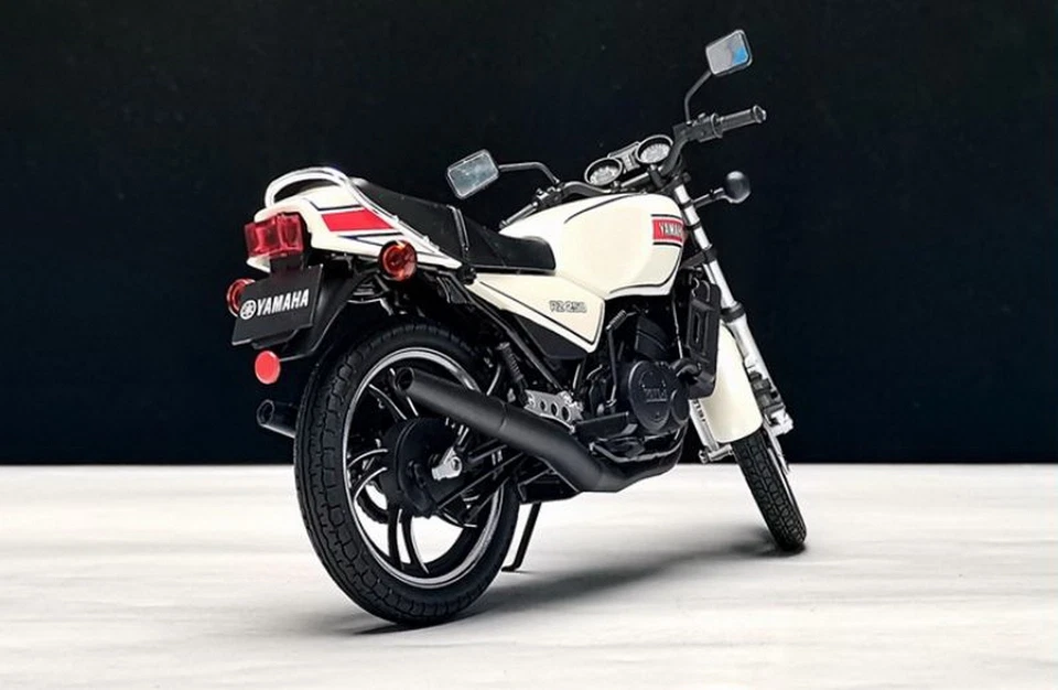 AOSHIMA 1/12 Scale YAMAHA RZ250 White Motorcycle Diecast Model Toy Gift NIB - Bild 2 von 4