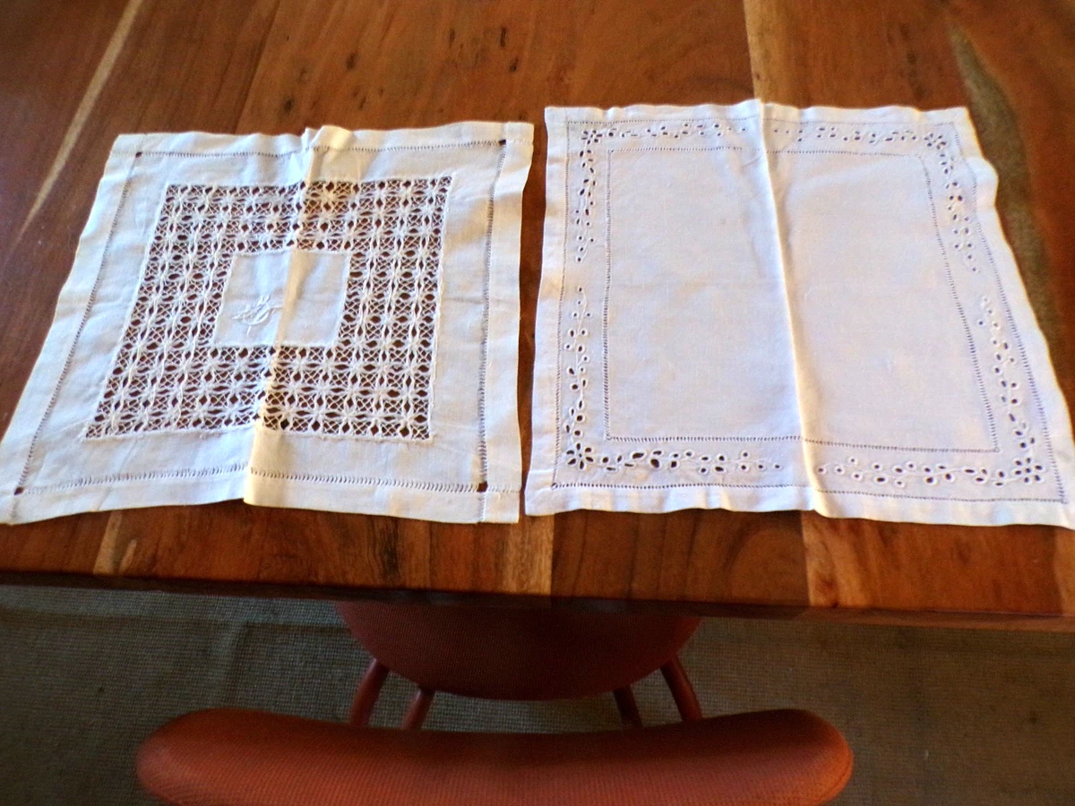 Textiles anciens du XXe siècle nappes de France