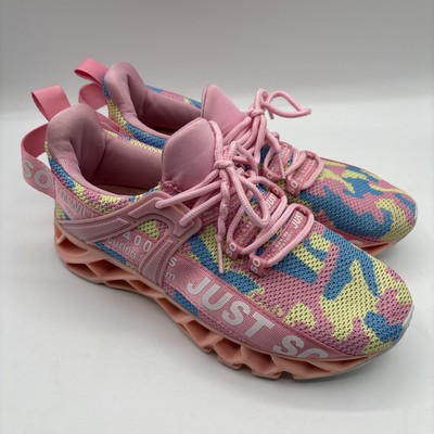 Just So So Size 39 Tennis Athletic shoes Light Pink/Blue US Women s 8.5-9