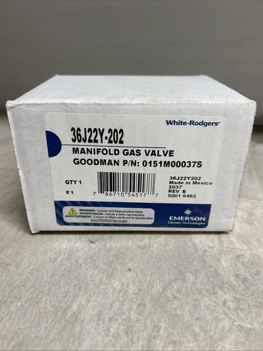 White-Rodgers Manifold Gas Valve For Goodman - Model 36J22Y-202 - New In Box