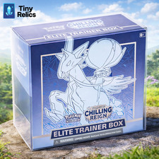 Pokemon ETB Plastic Protective Cases for Elite Trainer Box 360 Clear View