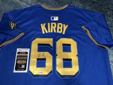 George Kirby Signed Seattle Mariners Jersey Superstar Ace JSA Auth #2