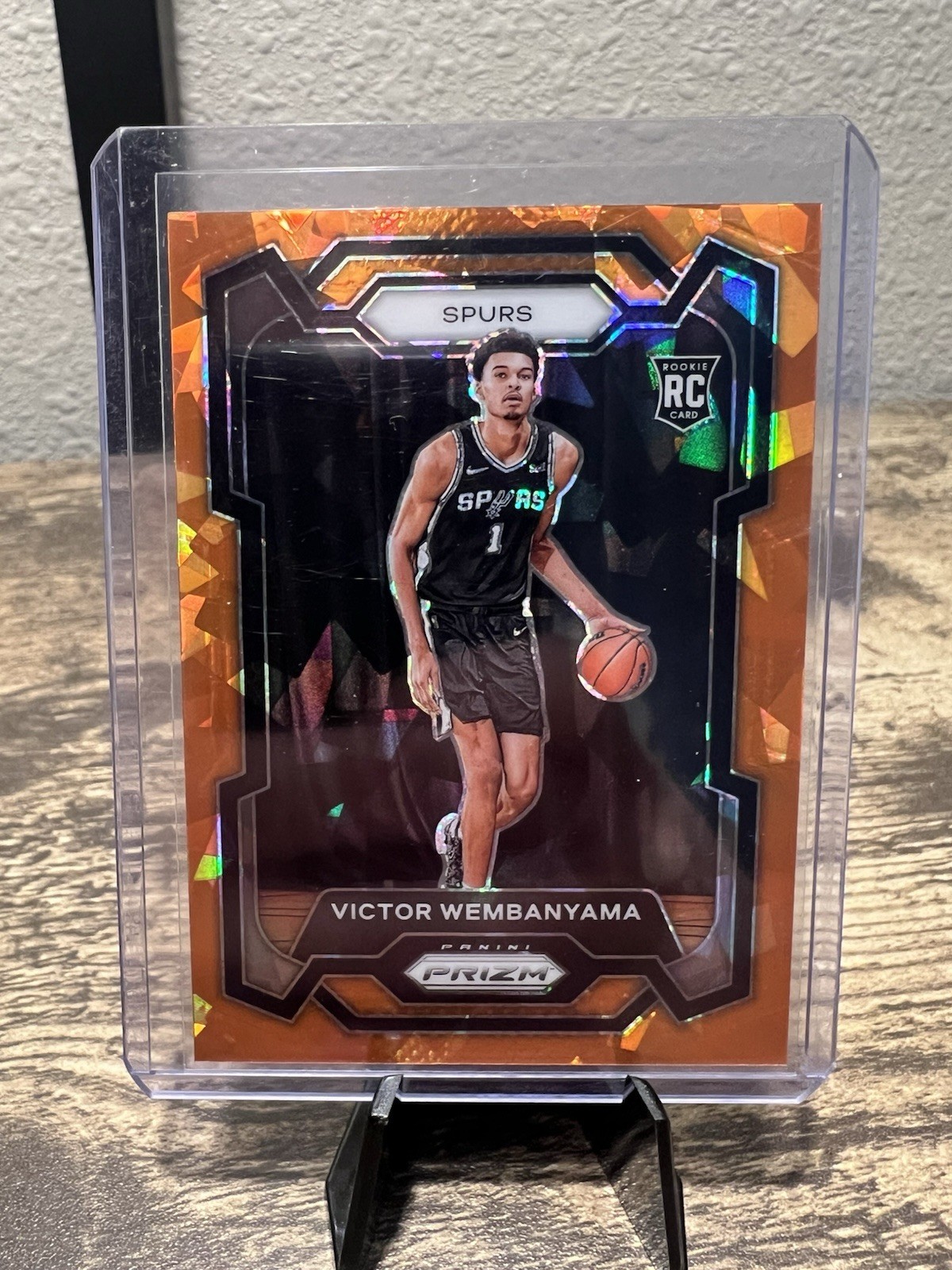 2023-24 Panini Prizm - Victor Wembanyama #136 Orange Ice Prizm (RC)
