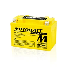 Motobatt MBTX9U Replaces YTX9-BS/YT12A-BS/YTZ12S/YTZ14S