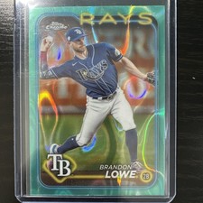 2024 Topps Chrome Green TB Rays Brandon Lowe 13/199
