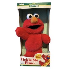 1996 Tyco Sesame Street Tickle Me Elmo Plush Doll in Original Box   Works 62715