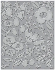 Spellbinders Embossing Folder Simply Perfect Florets
