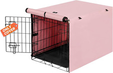 Dog Crate Cover Waterproof Kennel Cover, 24 in Pink