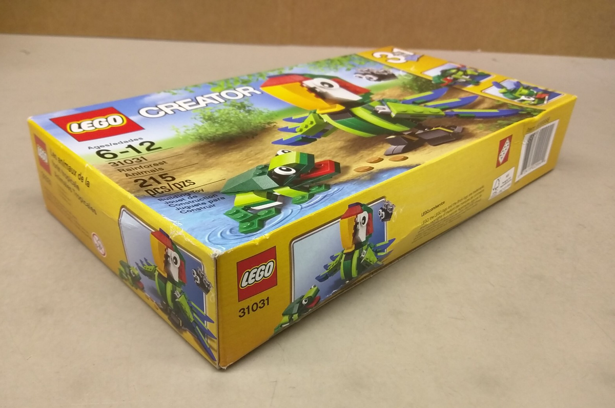 LEGO Creator 31031 Rainforest Animals NEW! 3-in-1 Parrot Frog Fly