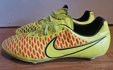Mens Nike 2014 Magista Onda SG Yellow Leather Football Metal Stud Boots UK 11