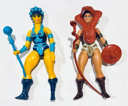 COMPLETE Vintage 1980s HE-MAN MASTERS OF THE UNIVERSE Teela Evil-Lyn Doll FIGURE
