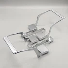 Vintage Pyrex Adjustable Chrome Casserole Metal Cradle Trivet #78