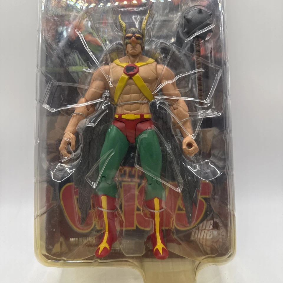 Figura Hawkman Identity Crisis Serie 1 DC Direct Nueva 2006, Coleccionista, Maza Foto 4 de 4