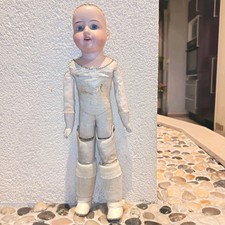 Rare Ancienne Poupée Armand Marseille Dep Porcelaine Cuir Fin XIXe 