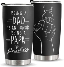 Pawfect House Being A Dad Is An Honor Tumbler, Father's Day Birthday PTA-P032 