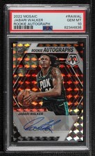 2022-23 Panini Mosaic Rookie Jabari Walker #RA-WAL PSA 10 GEM MT Auto dd2