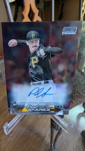 Paul Skenes #SCCA-SKE 2024 Topps Stadium Club Chrome Autograph card