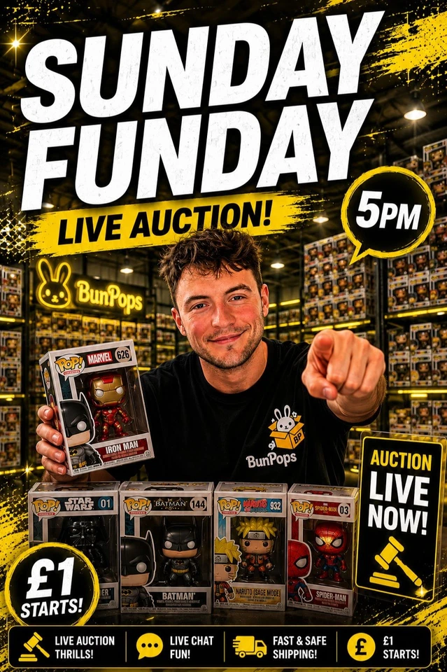£1 STARTS | SUNDAY SPECIAL | MEGA RESTOCK