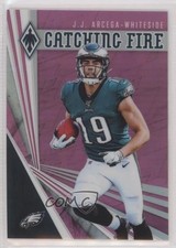 2019 Panini Phoenix Catching Fire Pink 110/199 JJ Arcega-Whiteside #7 0q3