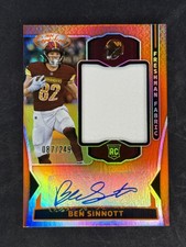 2024 Panini Certified - Freshman Fabric Mirror Signatures Ben Sinnott /249