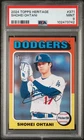2024 Topps Heritage 🔥SHOHEI OHTANI🔥 1975 Topps #371 PSA 9 🌟 Mint