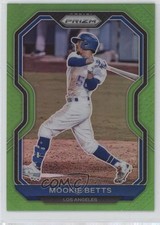 2021 Panini Prizm Tier III Lime Green Prizm 89/125 Mookie Betts #244 3tb