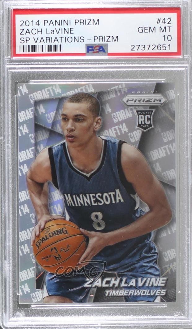 2014 Panini PANINI PRIZM SP VARIATIONS PRIZM #42 Zach Lavine front